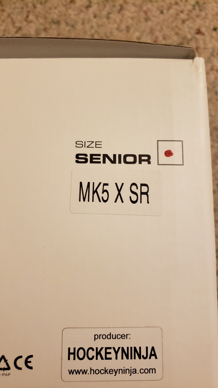 Ronin MK5X SENIOR SHIELD Hybrid Full Face Mask Ice Hockey Cage