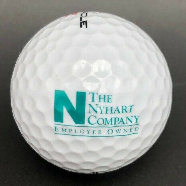 The Nyhart Company Logo Golf Ball (1) Pinnacle Gold Distance PreOwned