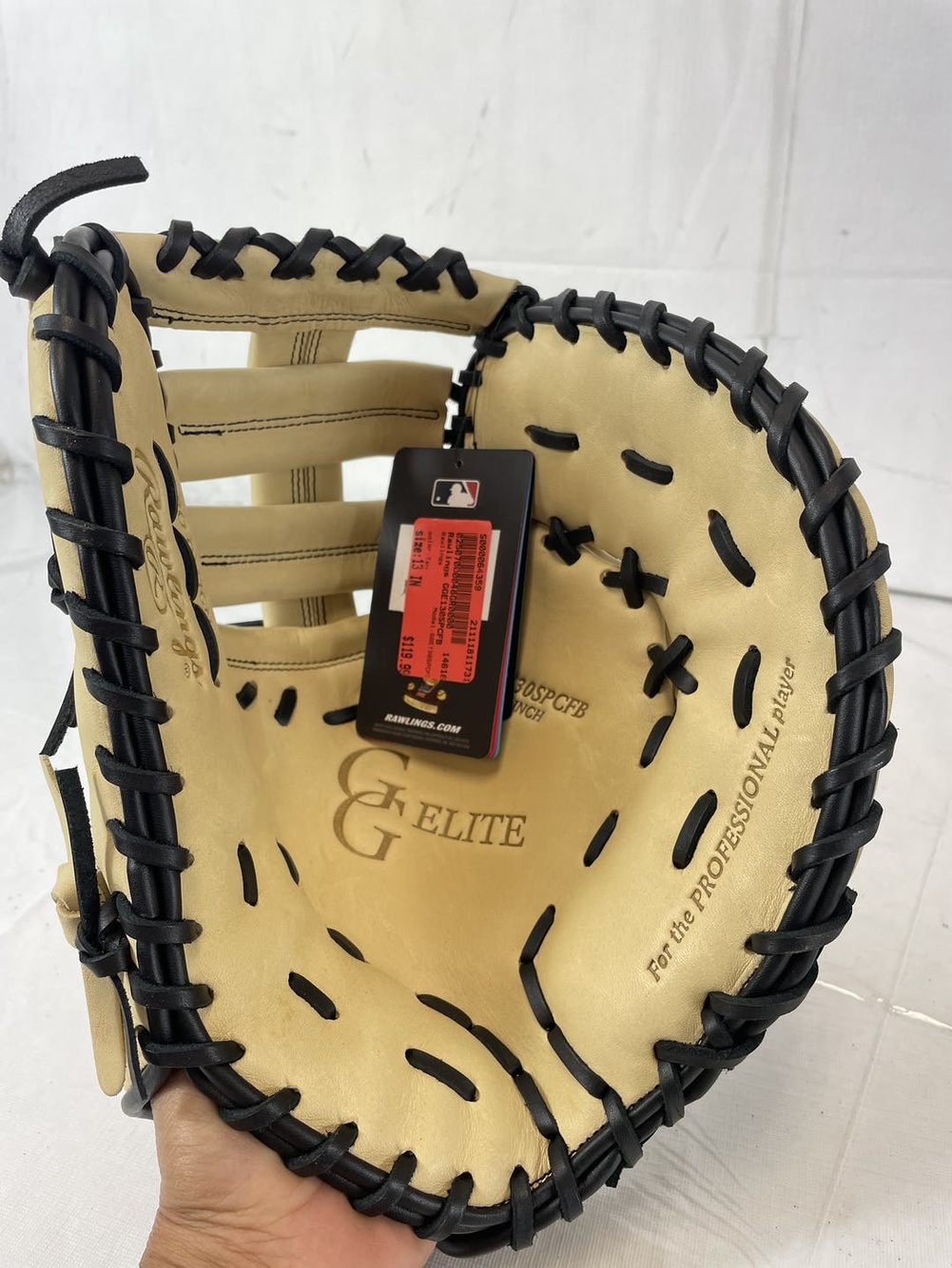 New Rawlings Gold Glove Gg Elite Gge130spcfb 13" Baseball 1st Base Mitt