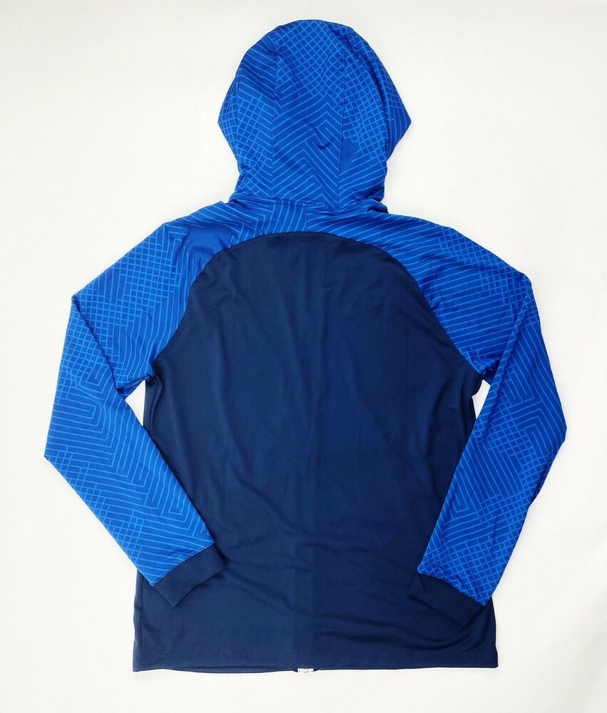 Nike Strike HD Full Zip Hoodie Soccer Track Jacket K Men's L Navy Blue