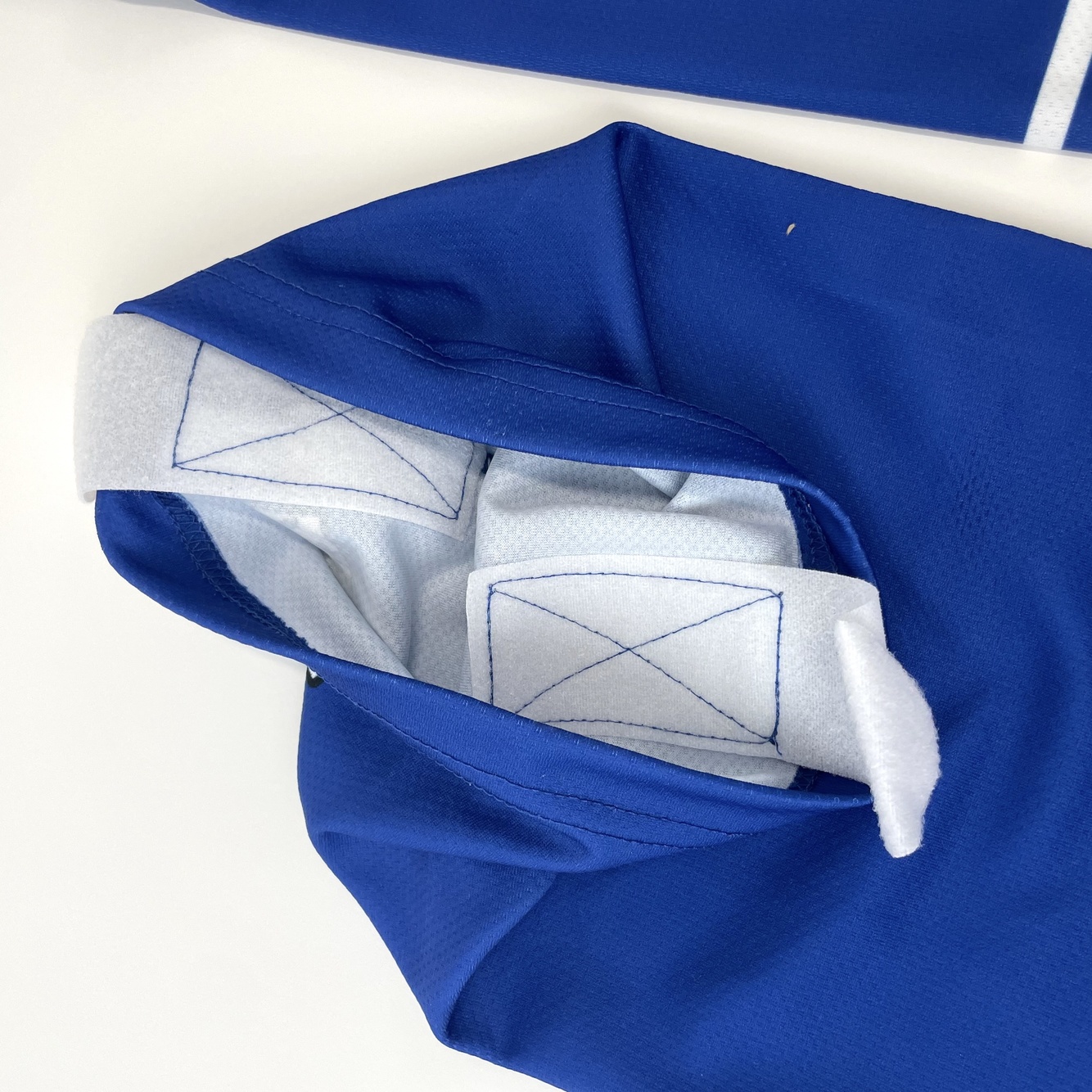 Like New Blue and White Hockey Socks with Velcro SidelineSwap