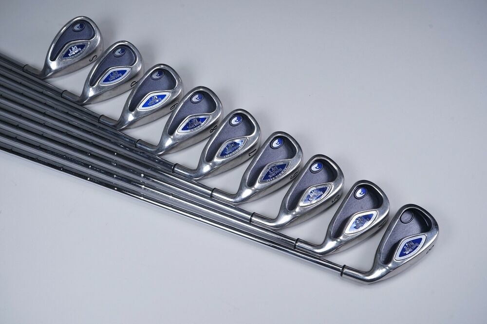 DFT BLACK HAWK 3SW IRON SET W/ HARRISON STEEL LITE STIFF FLEX SHAFTS