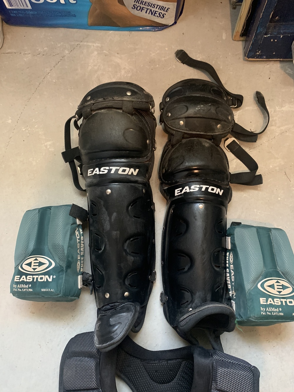 Easton catchers leg guards SidelineSwap