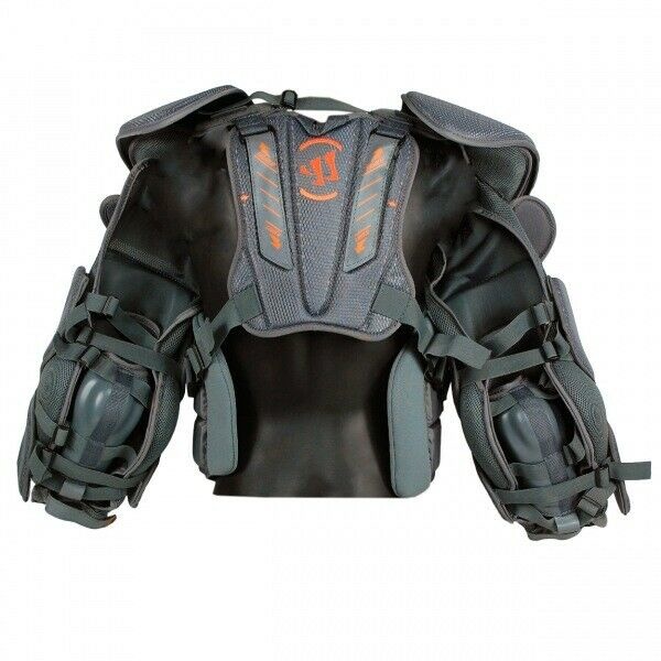 New Warrior Fatboy Box Lacrosse Goalie Chest Protector Medium Pewee Cat