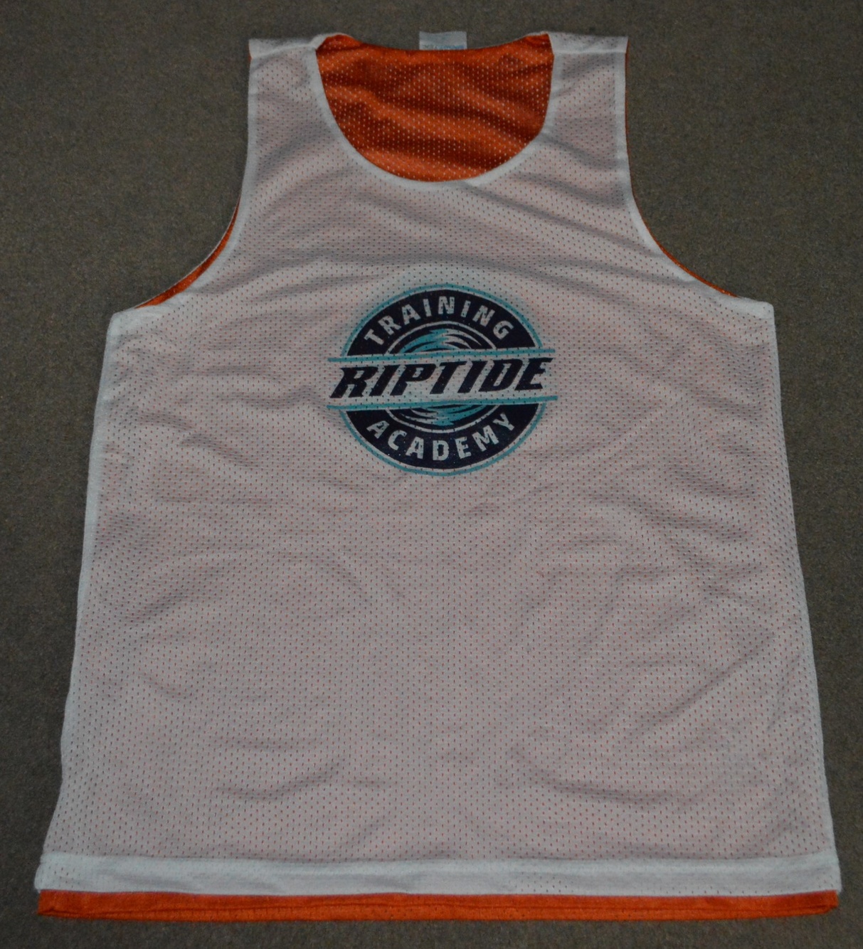 New York Riptide Training Academy NLL Reversible Pinnie Jersey + NY Lizards Snapback Bundle