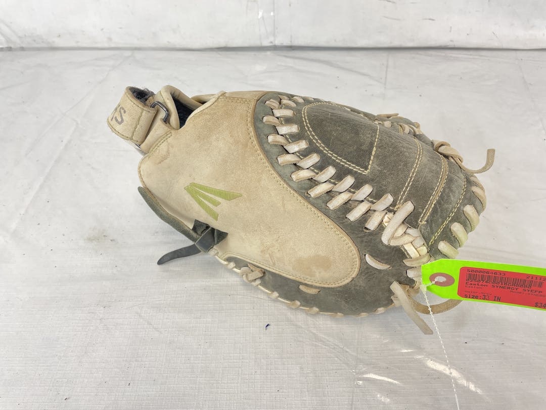 Used Easton Synergy Syefp 33" Fastpitch Softball Catchers Mitt Glove