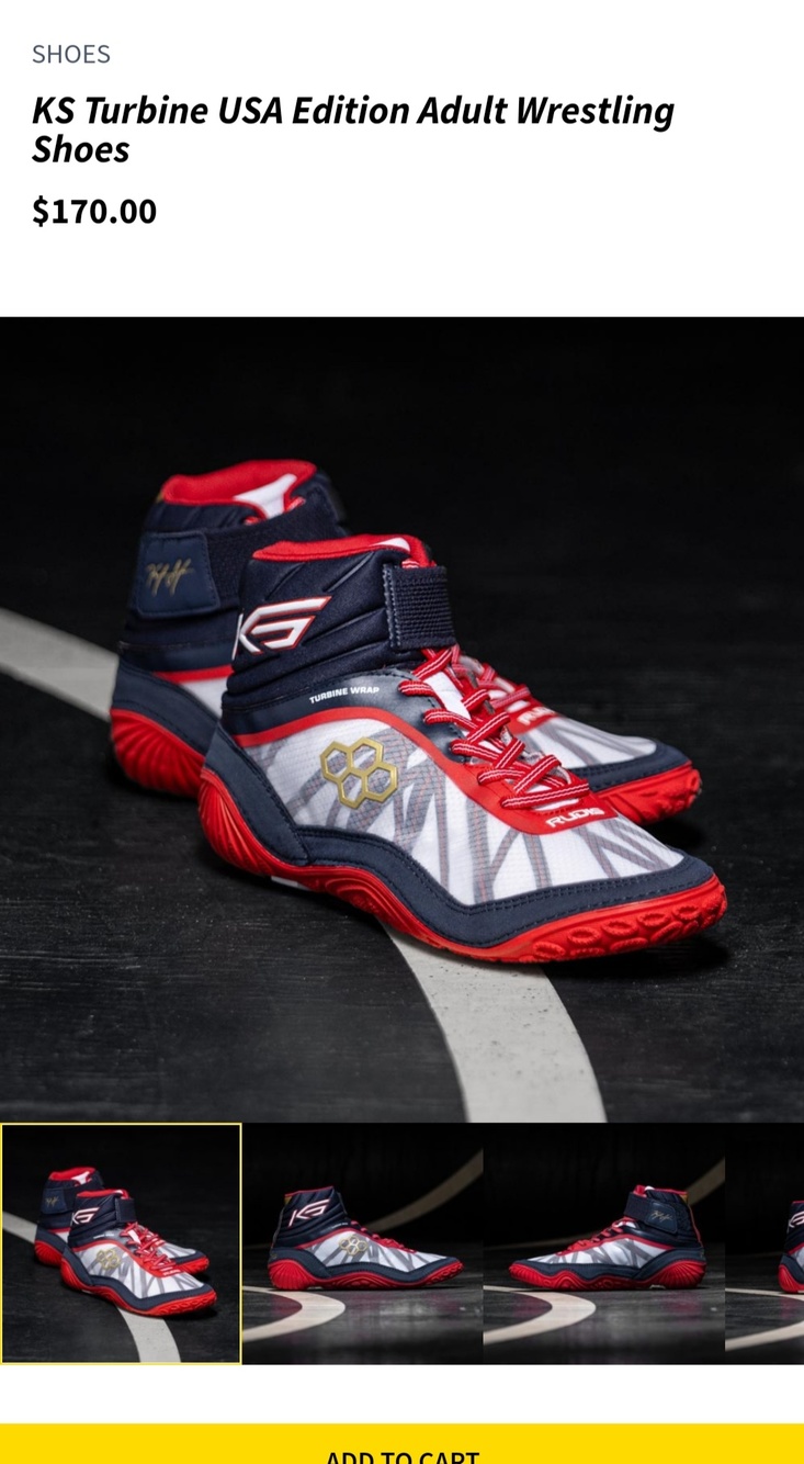 Rudis Kyle Snyder Turbine USA wrestling shoes SidelineSwap