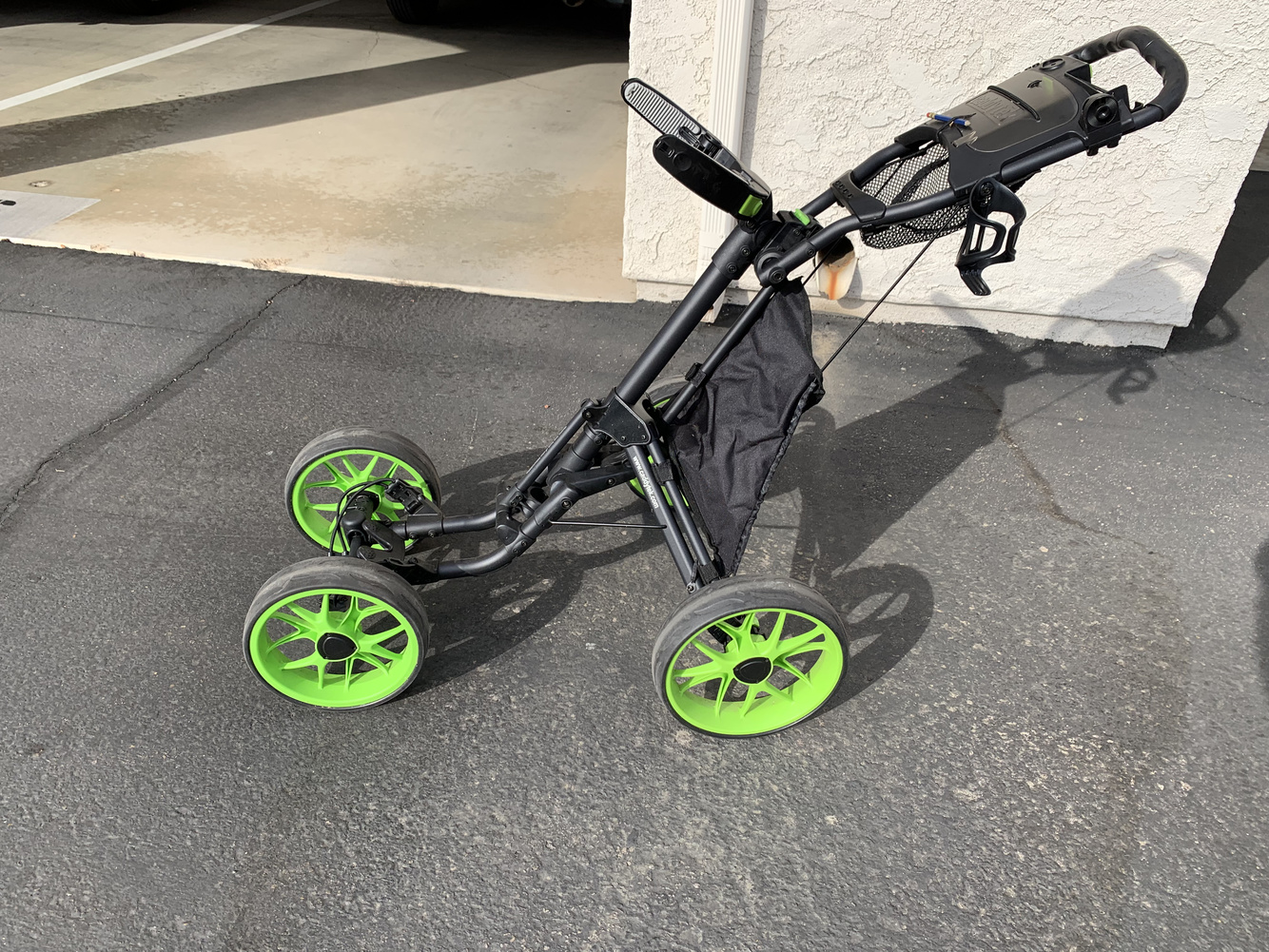 CaddyTek Caddycruiser One Version 8 OneClick Folding 4 Wheel Golf