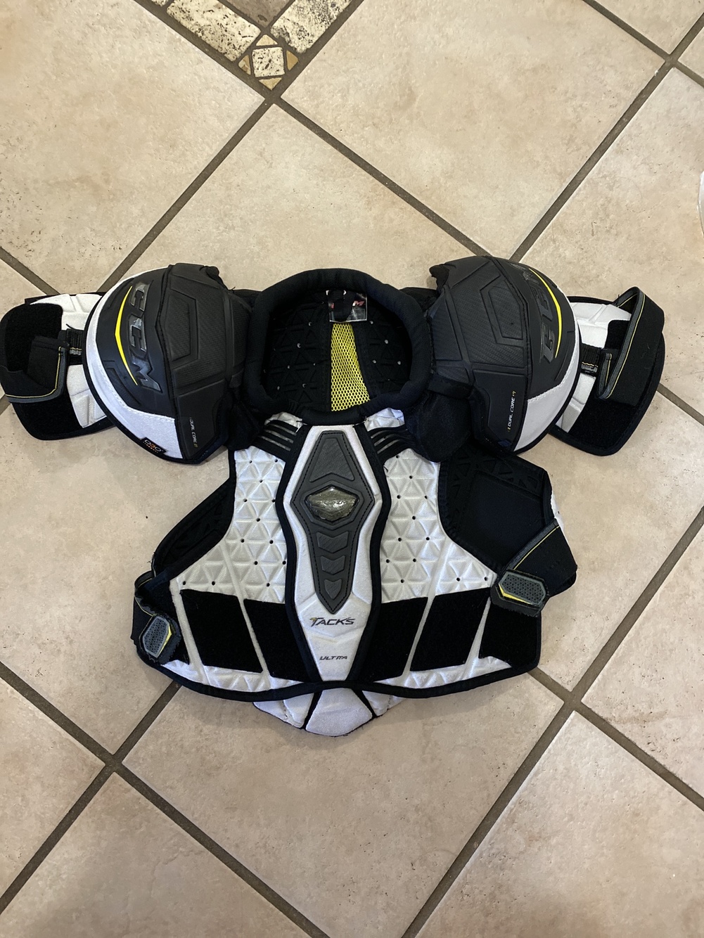 Used Large CCM Ultra Tacks Shoulder Pads SidelineSwap