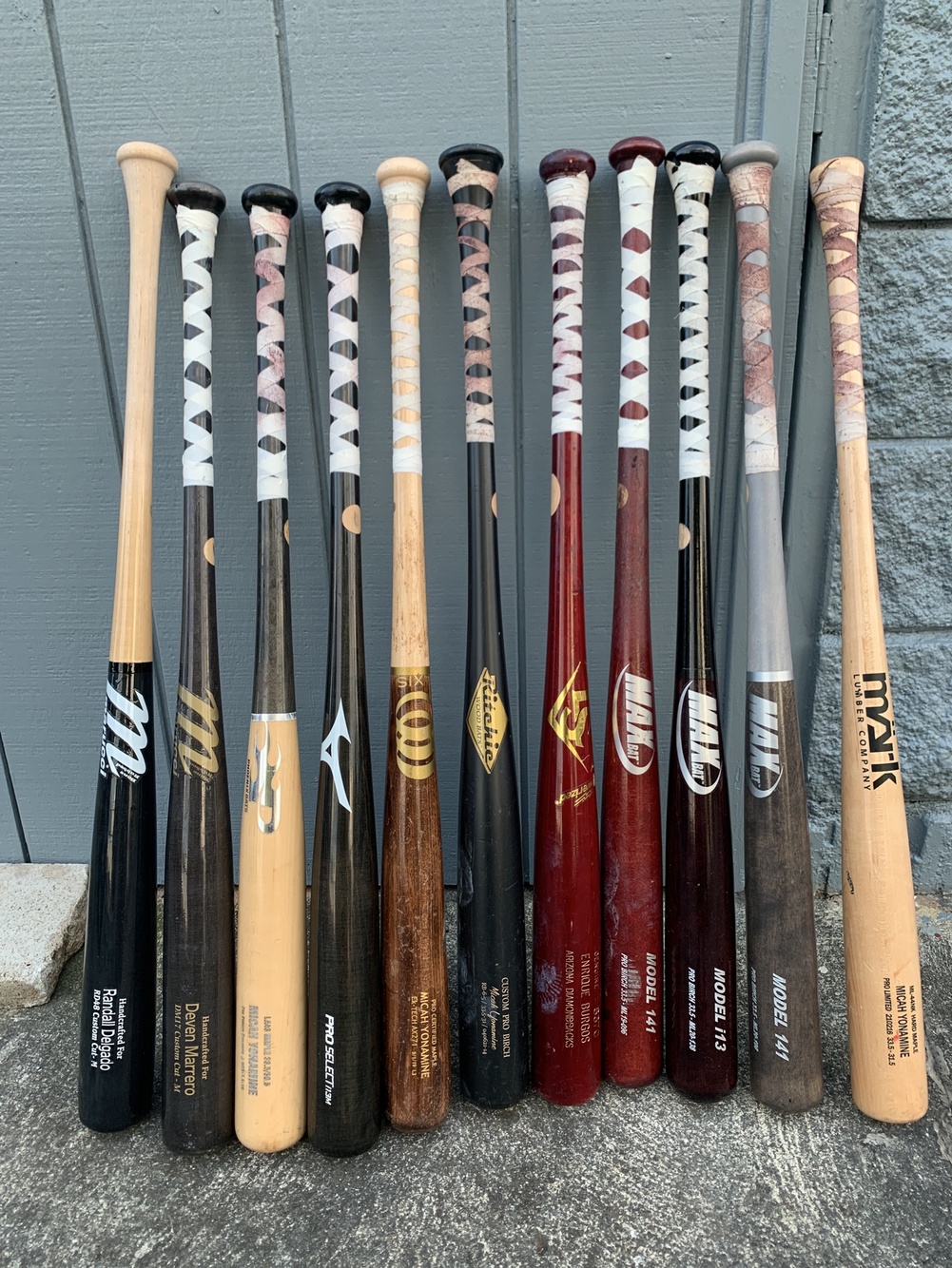 Assorted Used Wood Bats SidelineSwap