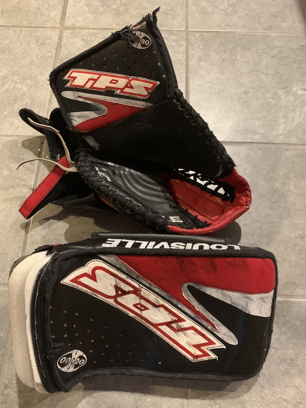 Goalie glove and blocker combo SidelineSwap