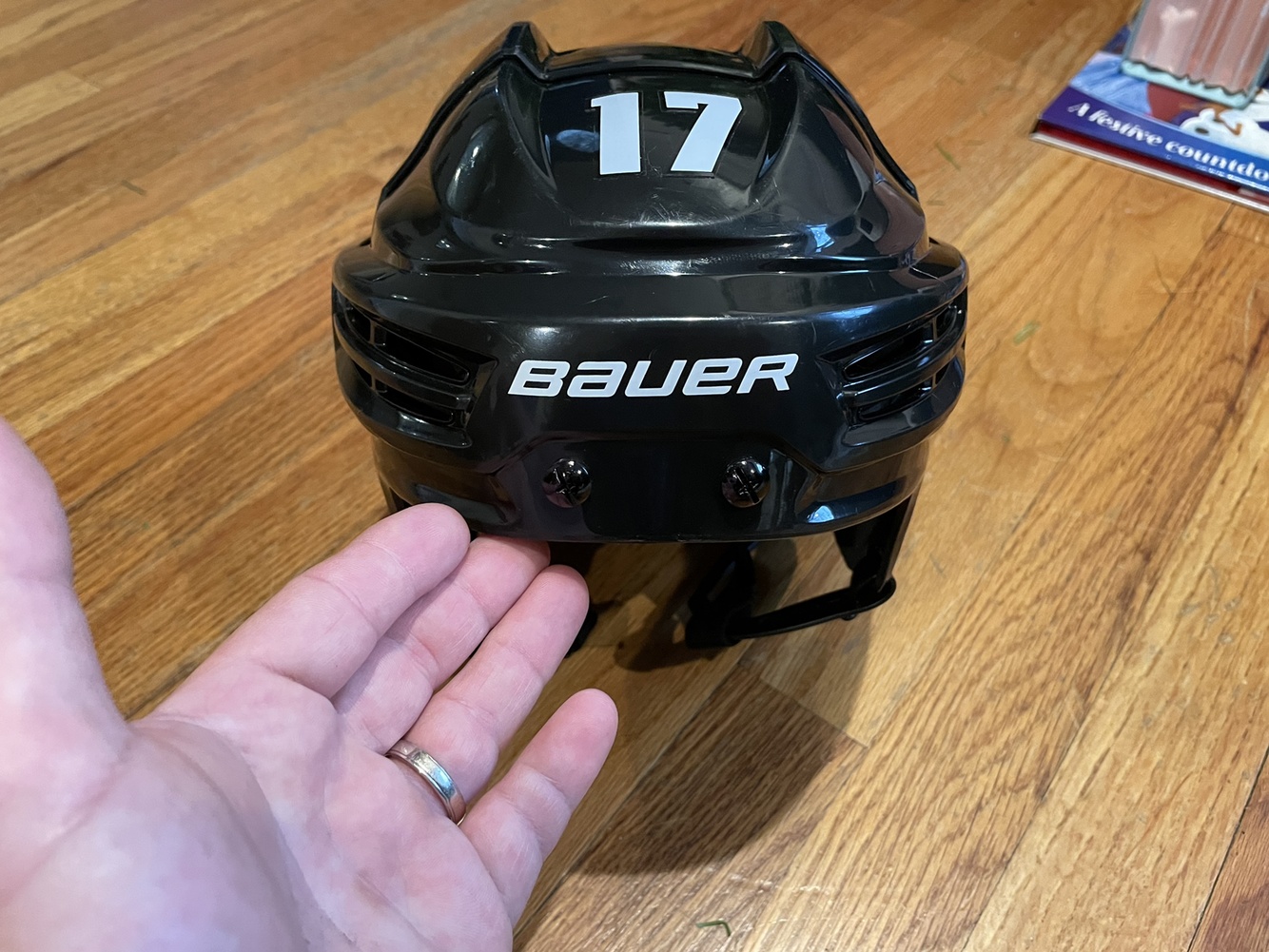 Bauer IMS 5.0 Black Medium Helmet With Bag SidelineSwap