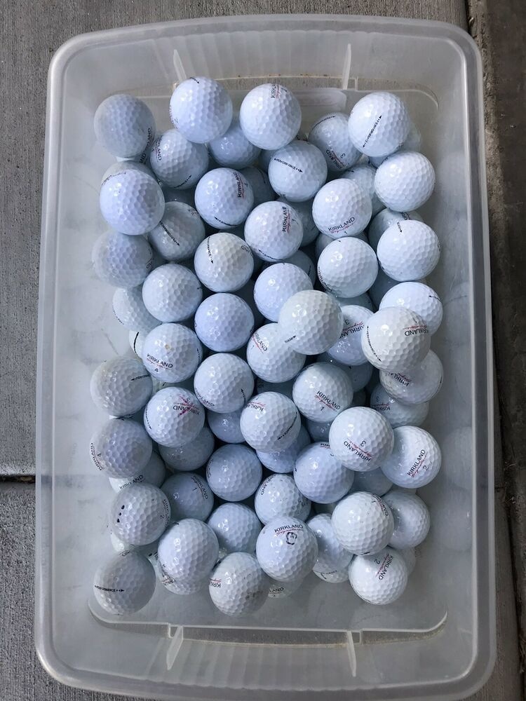Kirkland Signature Urethane Cover Golf Balls 48 Balls NEAR MINT 4A