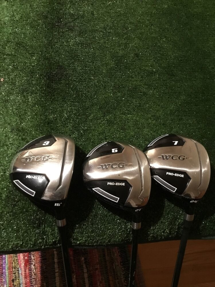 Warrior Custom Golf ProEdge Woods Set (3W, 5W, 7W) Custom Fit Flex