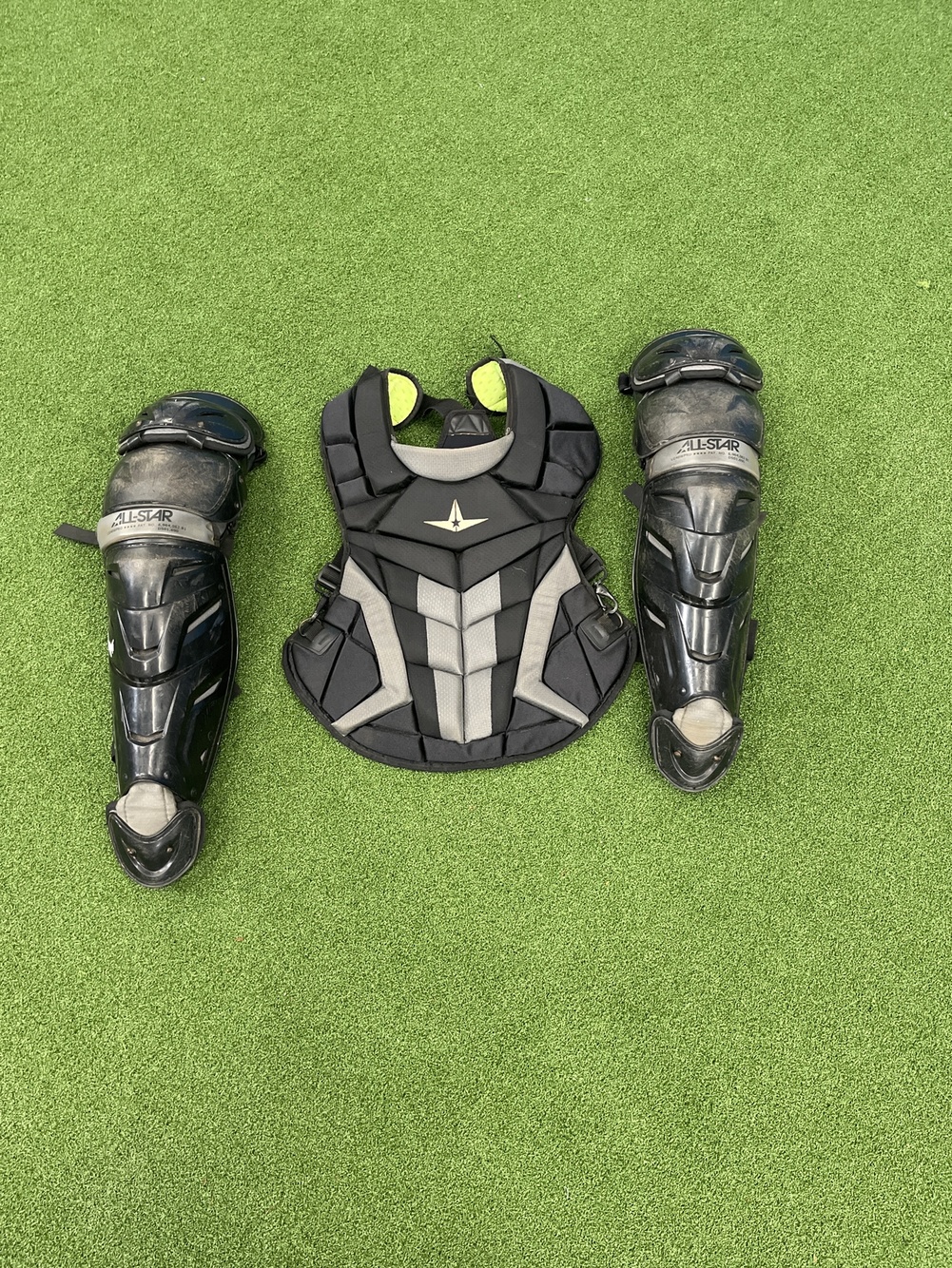 All star adult catchers gear black and gray SidelineSwap