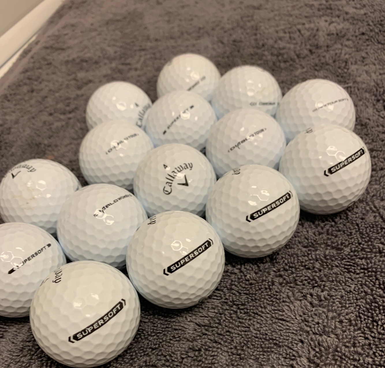 12 Used Callaway Supersoft Golf Balls SidelineSwap
