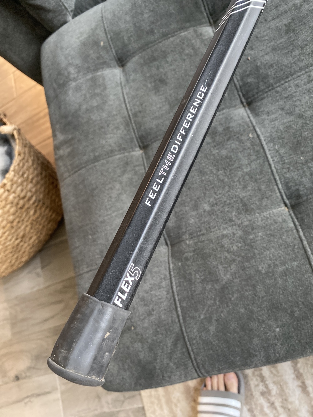 Goalie Stick Used Warrior Nemesis 3 head with ECD Carbon Shaft SidelineSwap