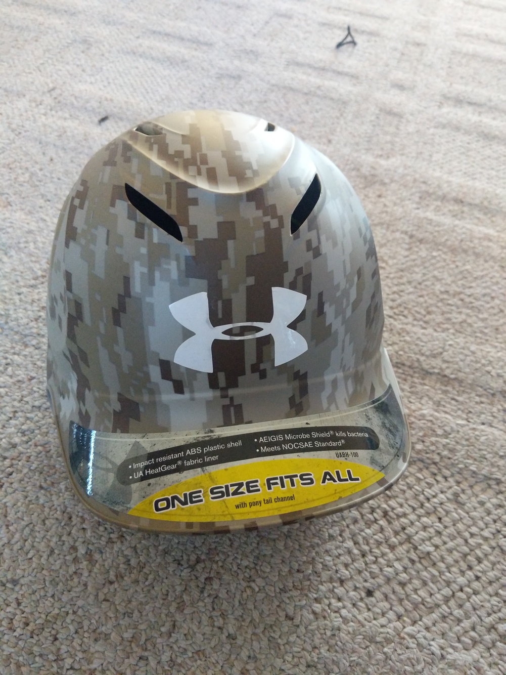 Green Batting Helmet New 7 Under Armour UABH100 SidelineSwap