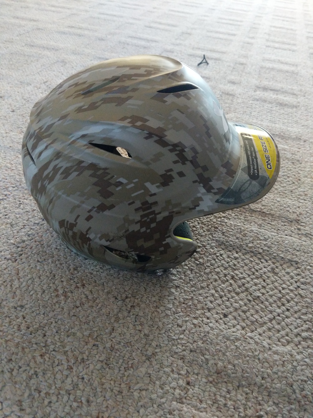 Green Batting Helmet New 7 Under Armour UABH100 SidelineSwap