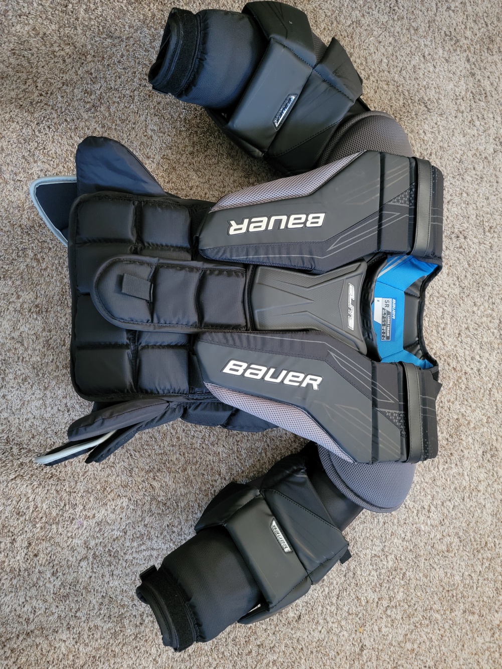 Large Bauer Elite chest protector SidelineSwap