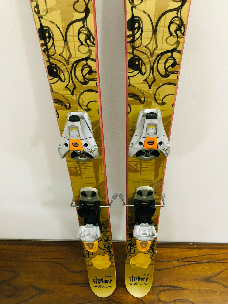 Volkl Gotama Downhill Skis 168 cm. Salomon 850 Bindings