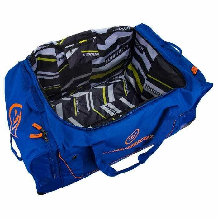 Bundle 2 New Warrior Q20 hockey roller bag medium 32" navy orange