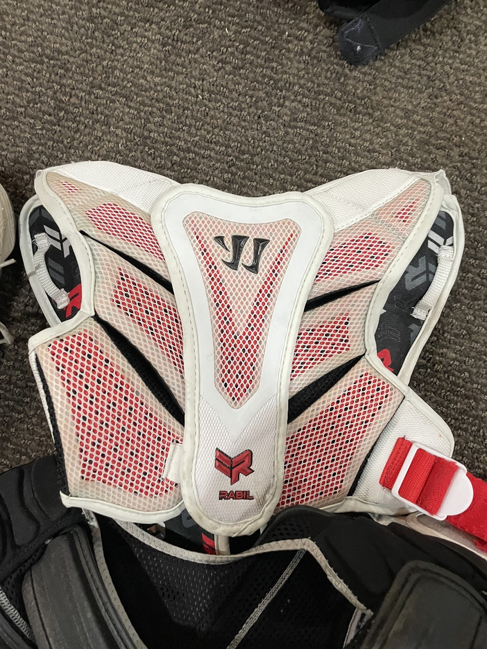 Used Large Warrior Rabil Next Shoulder Pads SidelineSwap