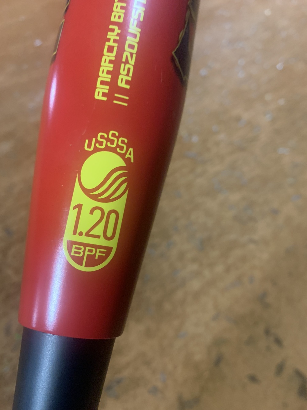 Anarchy slow pitch 2021 bat 25 oz / USSSA / .75 end load SidelineSwap