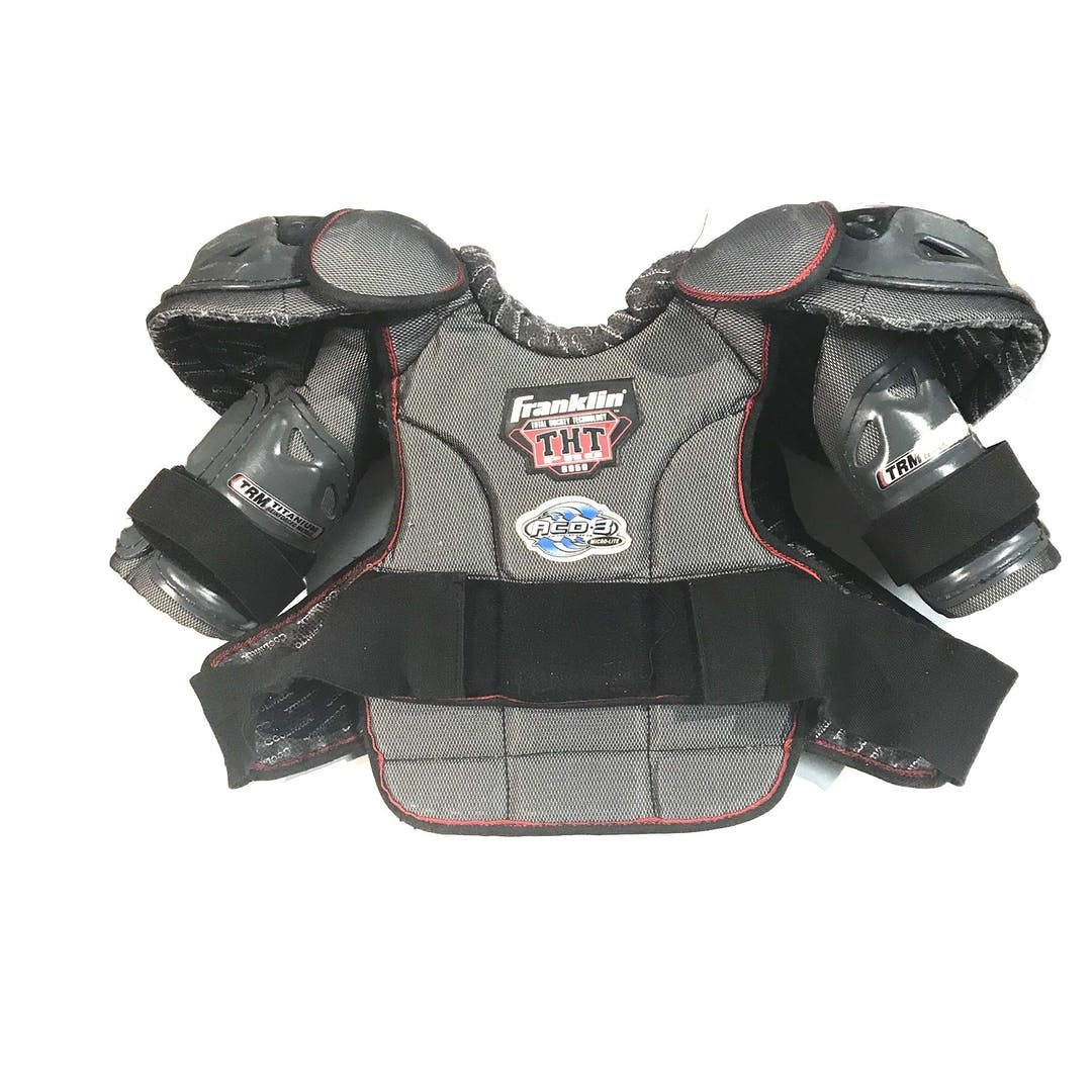 Used Franklin Tht Pro Sm Hockey Shoulder Pads SidelineSwap
