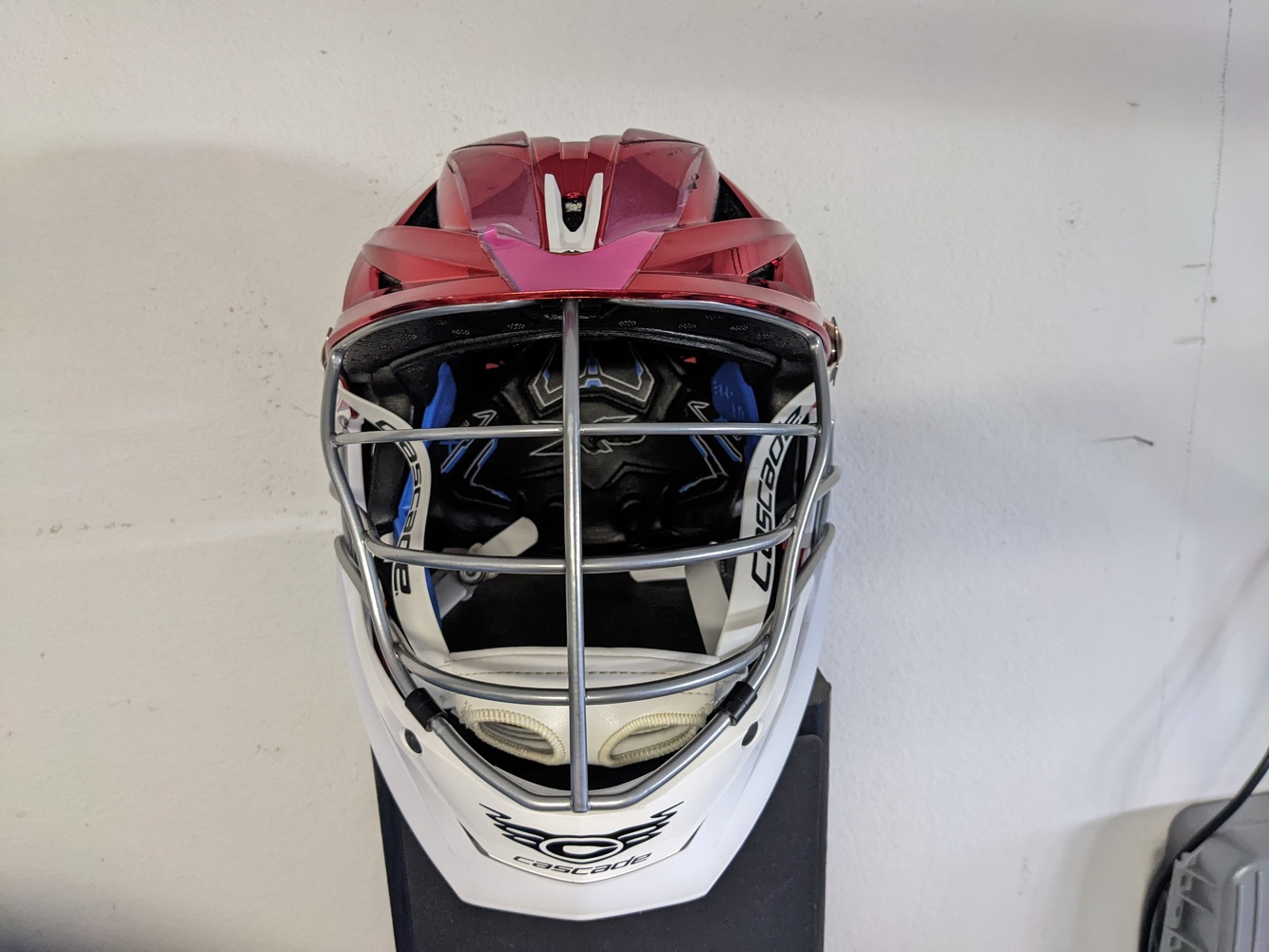 Red Chrome San Diego Decaled Adult Cascade XRS Helmet SidelineSwap