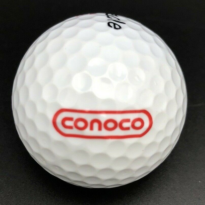 CONOCO Logo Golf Ball (1) Pinnacle Gold Distance PreOwned SidelineSwap