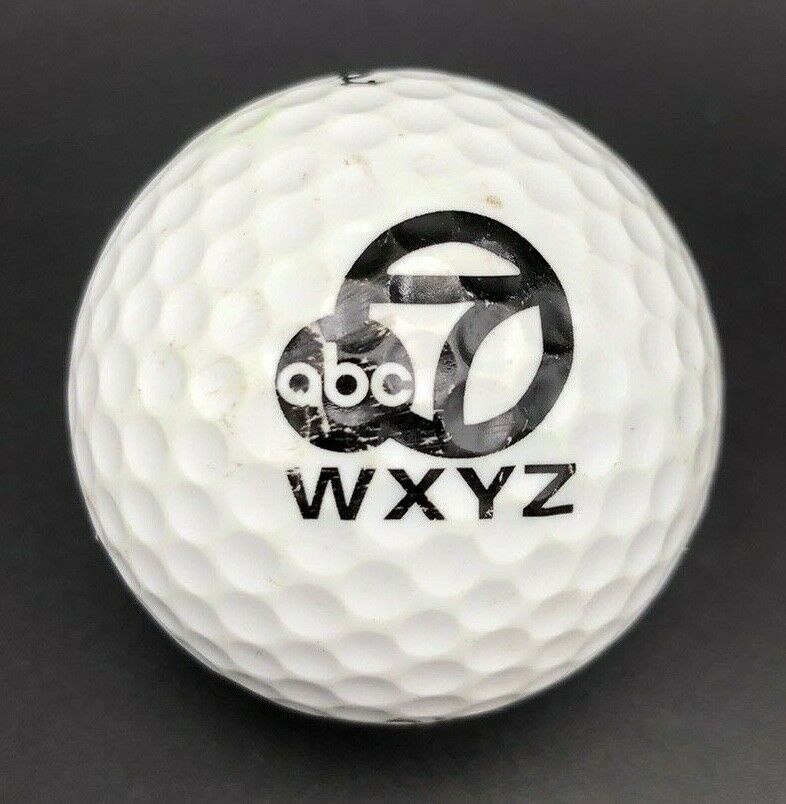 abc 7 WXYZ Logo Golf Ball (1) Titleist DT Wound 90 PreOwned SidelineSwap
