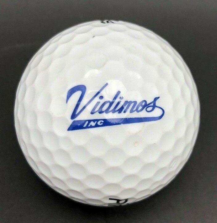 Vidimos Inc Logo Golf Ball (1) Pinnacle Gold Distance PreOwned