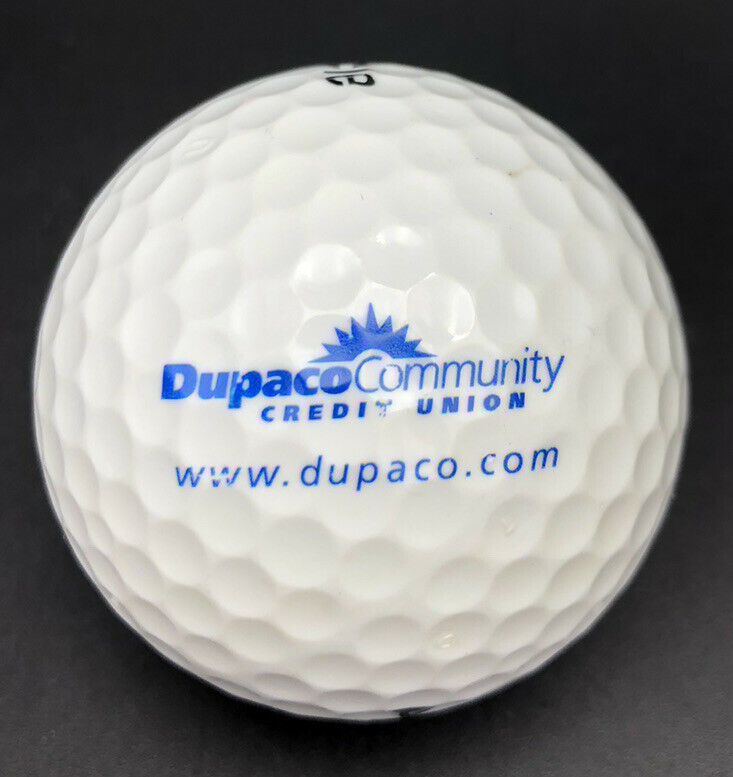 Dupaco Community Credit Union Logo Golf Ball (1) Pinnacle Gold Distance