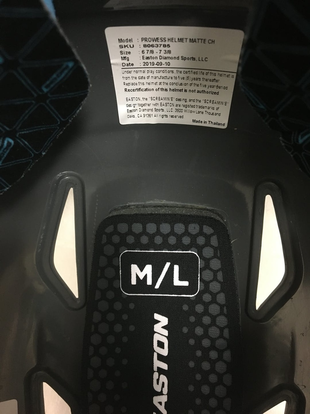 New Easton Ghost Matte M L Standard Baseball & Softball Helmets