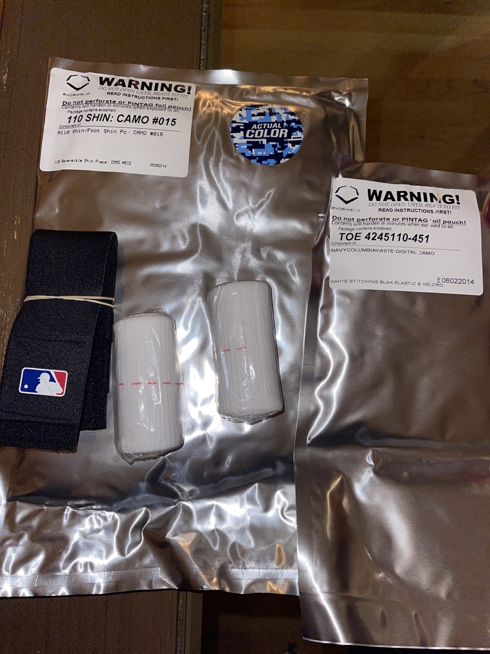 New EvoShield Hitters Shin Guard SidelineSwap