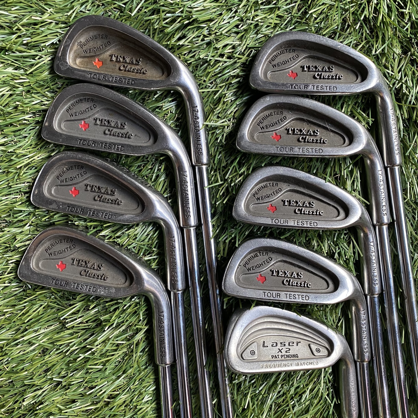 Complete golfsmith Texas classic iron set 2PW SidelineSwap
