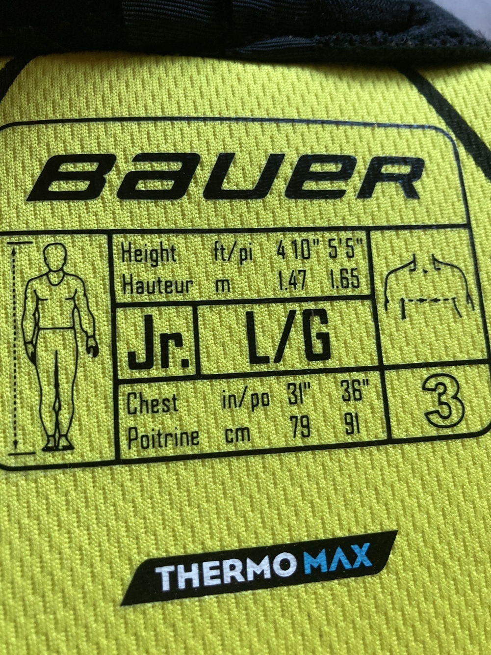 Junior Large Bauer Supreme S29 Shoulder Pads SidelineSwap
