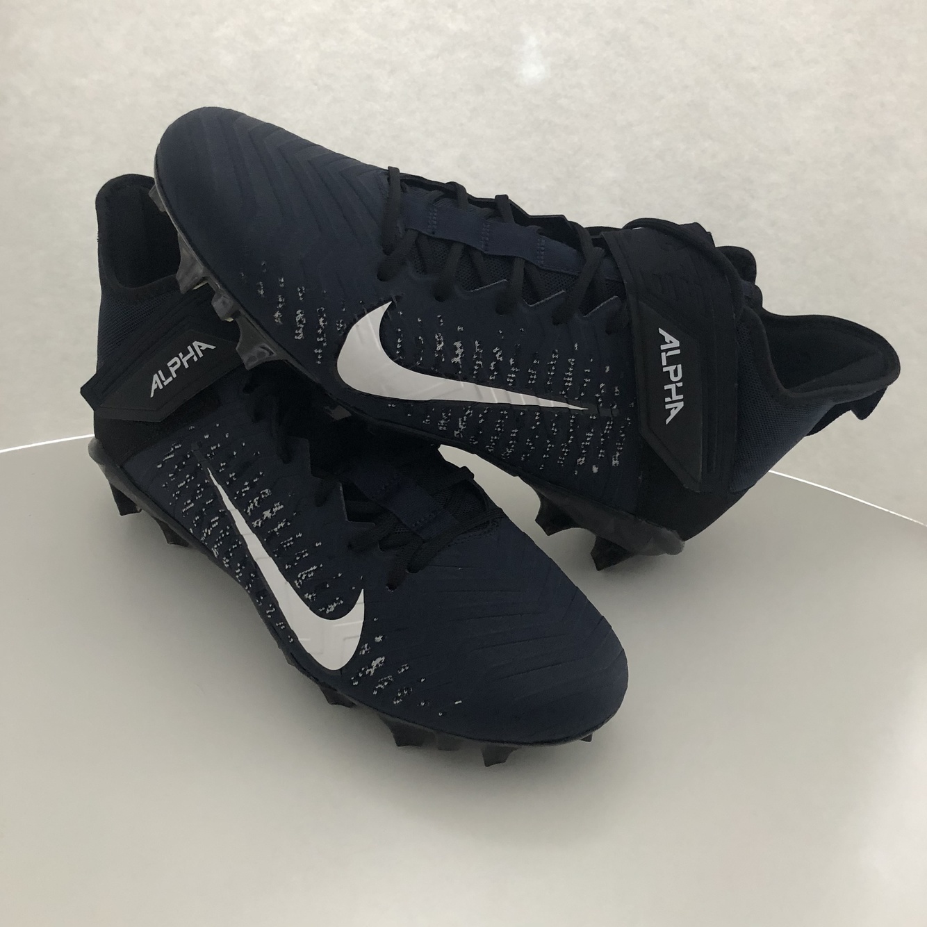 navy blue football cleats