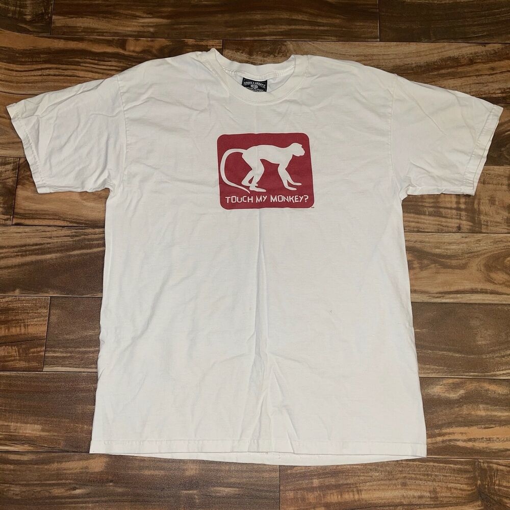 Rare Vtg ‘99 SNL Mike Myers Sprockets Skit Touch My Monkey Shirt Size