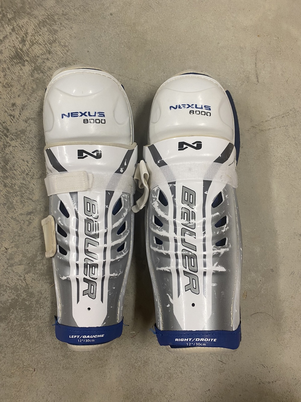 Used Bauer Nexus 8000 Shin Pads SidelineSwap