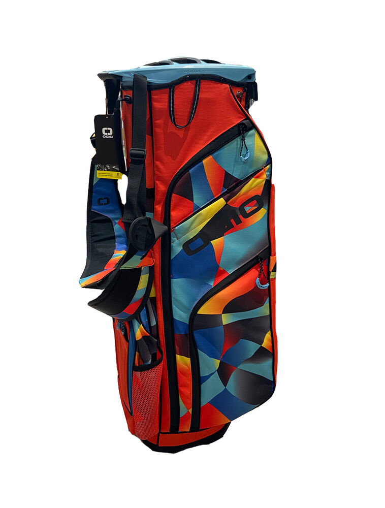NEW 2022 Ogio Woode 8 Hybrid Hyper Camo Double Strap Stand/Carry Bag