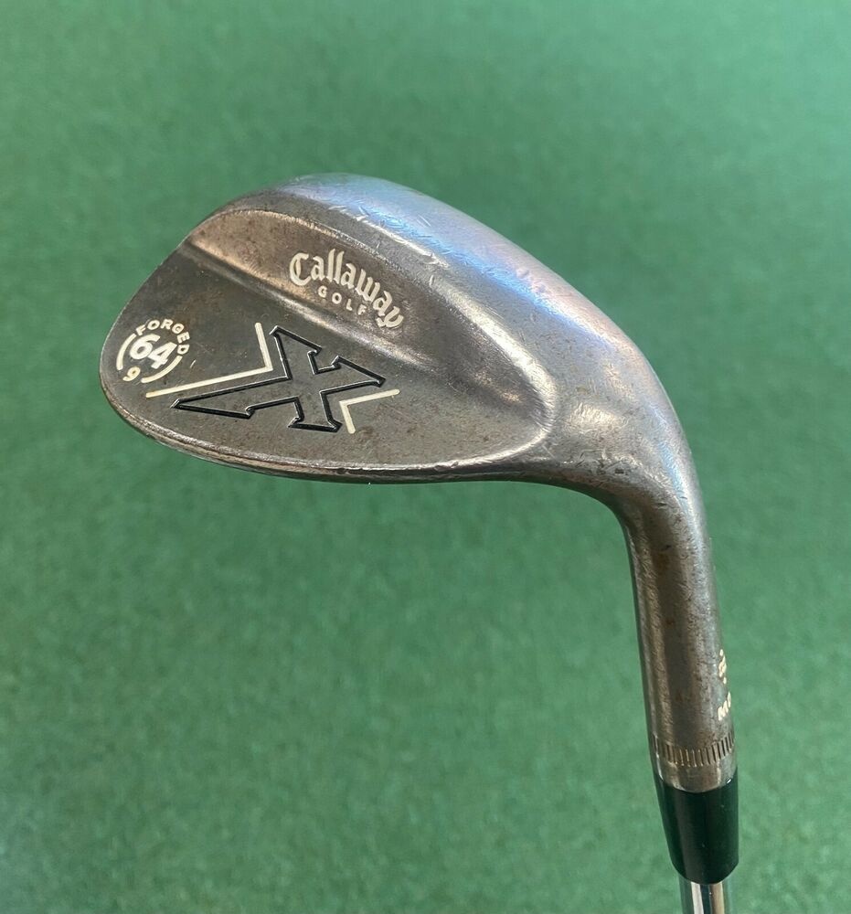 CALLAWAY X RAW 64* LOB WEDGE PROJECT X RIFLE 5.5 STEEL GOLF CLUB