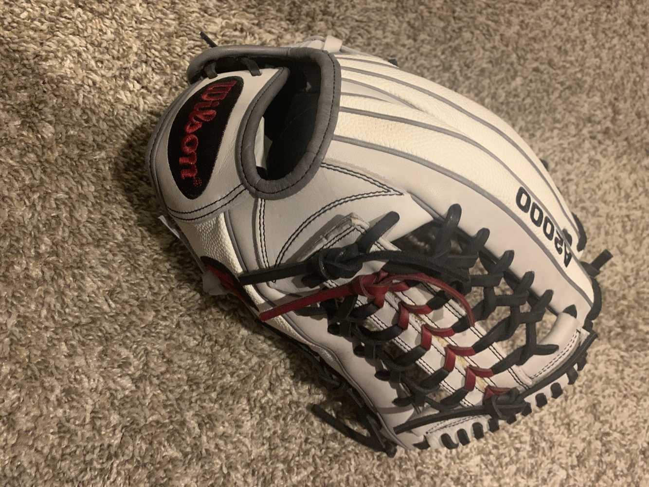 Softball Glove Used Wilson Right Hand Throw Outfield A2000 12.5