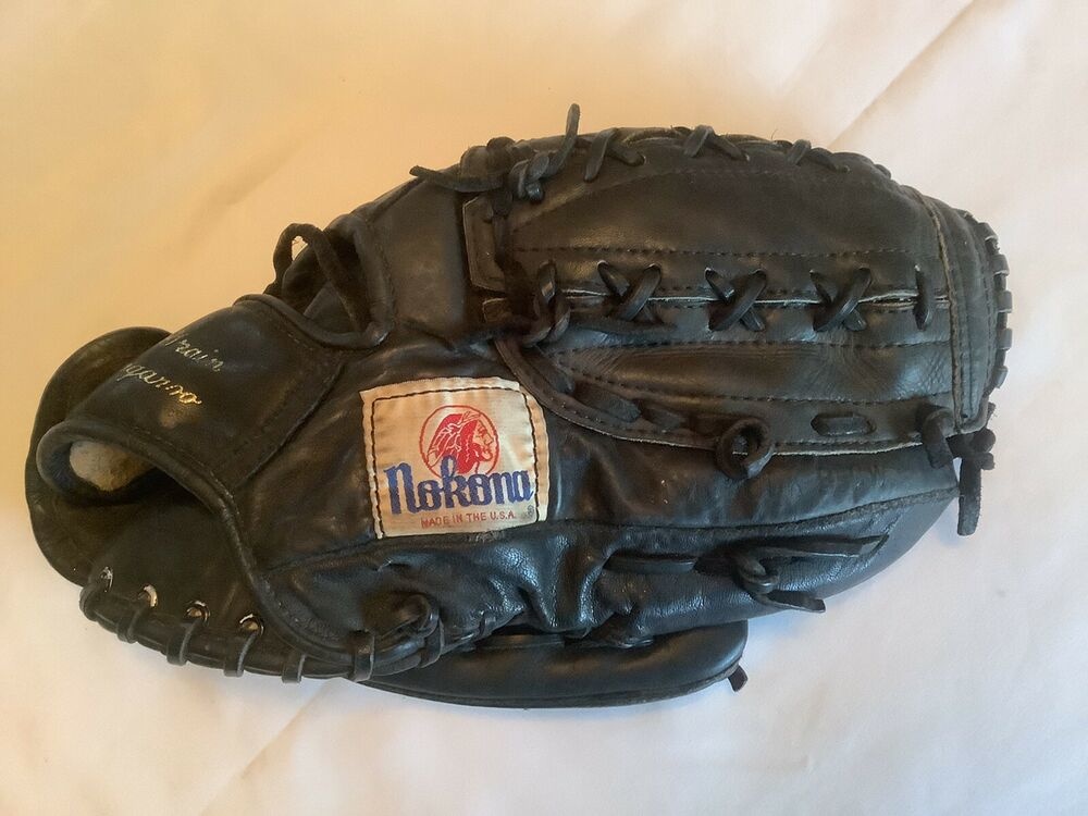 Vintage Nokona baseball glove Kangaroo leather AMG500bcw made In USA