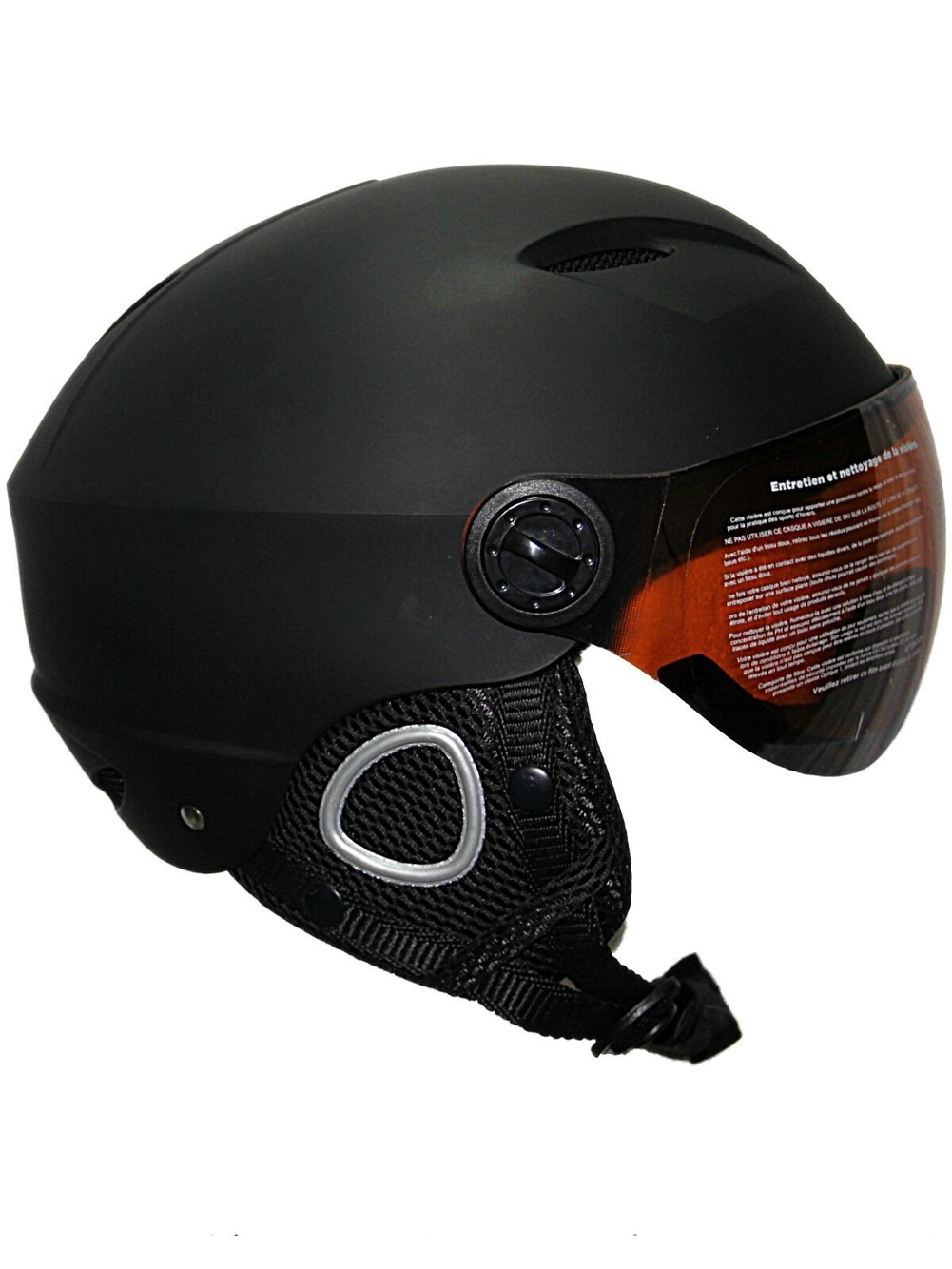 ski snowboard helmet winter sports Helmet with Integrated lens visor