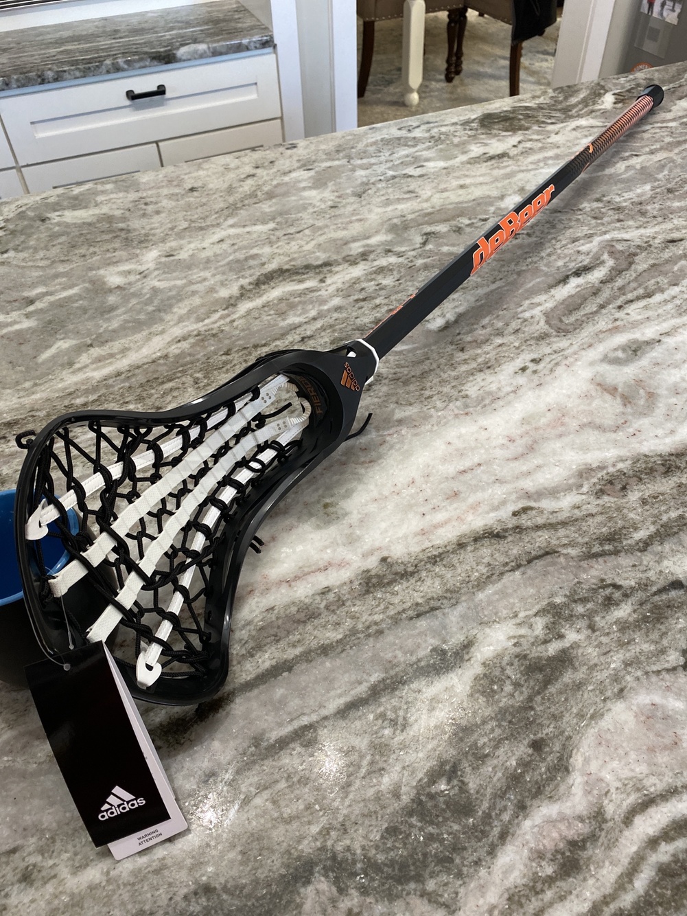 New Women’s deBeer Triax 6000 Shaft With Adidas Fierce Lacrosse Head