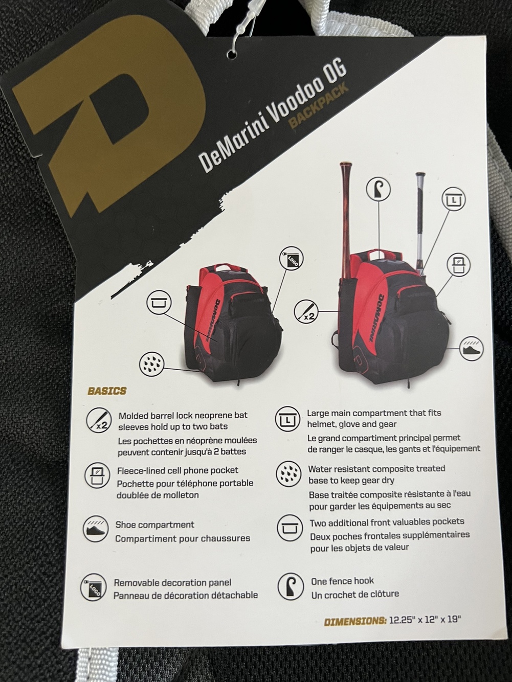 Demarini Voodoo OG Bat Bag SidelineSwap