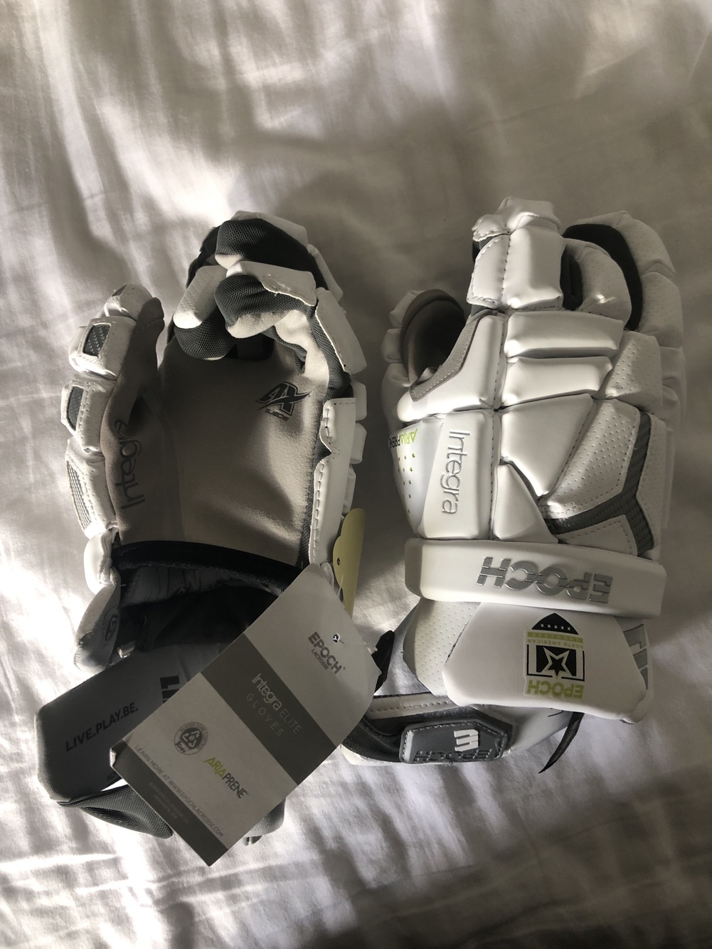 New Epoch Integra Lacrosse Gloves North American Showcase Limited