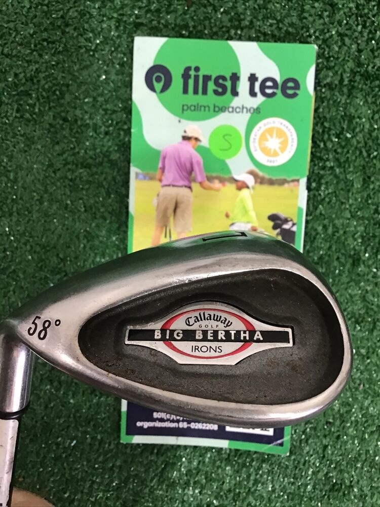 Callaway Big Bertha Lefthanded LW 58* Lob Wedge With Firm Graphite Shaft SidelineSwap